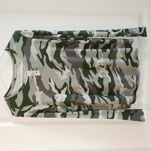 NWT Aeropostale - Long Sleeve Seriously Soft Camo Crew Tee